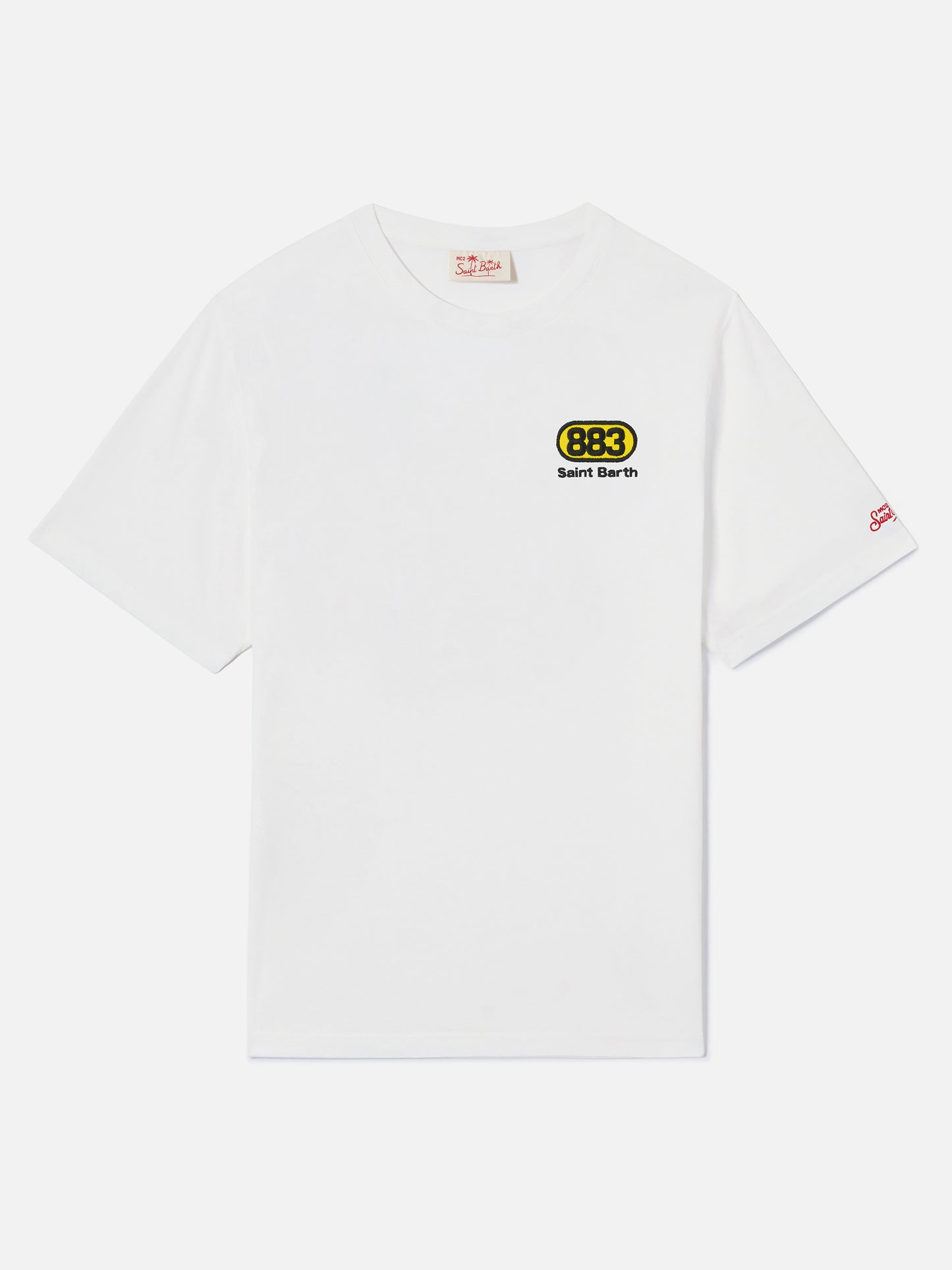 White portland t-shirt with Nord Sud Ovest Est print | Special Edition