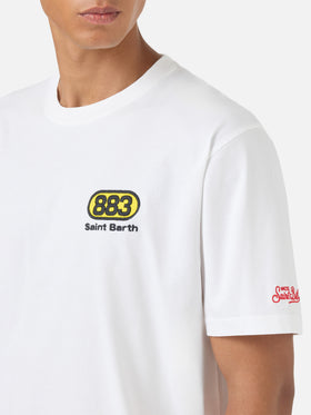 White portland t-shirt with Nord Sud Ovest Est print | Special Edition