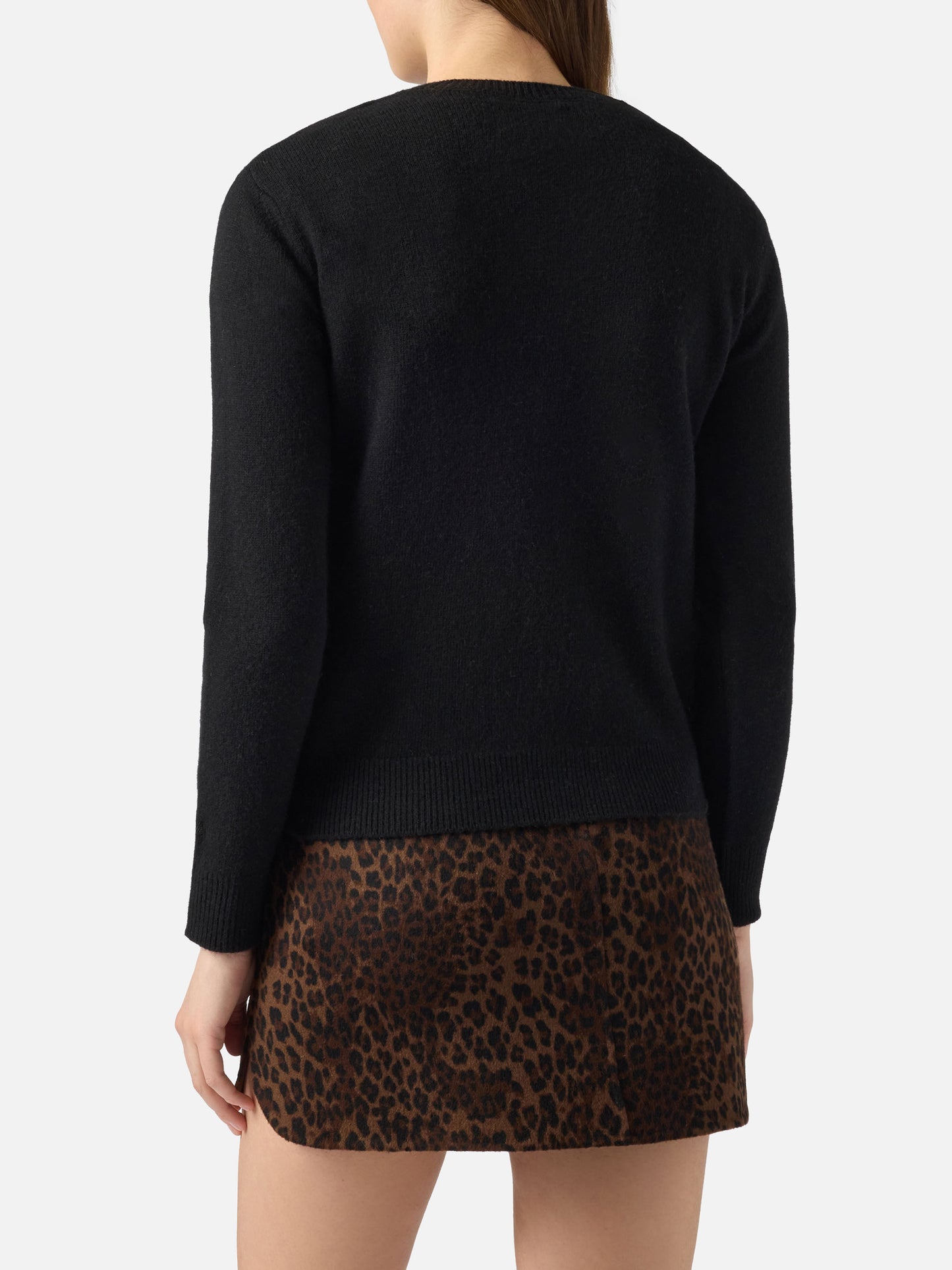 Schwarzer Damenpullover New Queen mit Stickerei Vip Club Cortina | VIP CLUB CORTINA SONDEREDITION