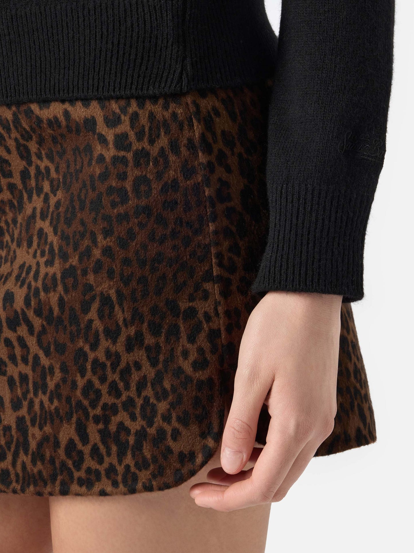 Schwarzer Damenpullover New Queen mit Stickerei Vip Club Cortina | VIP CLUB CORTINA SONDEREDITION