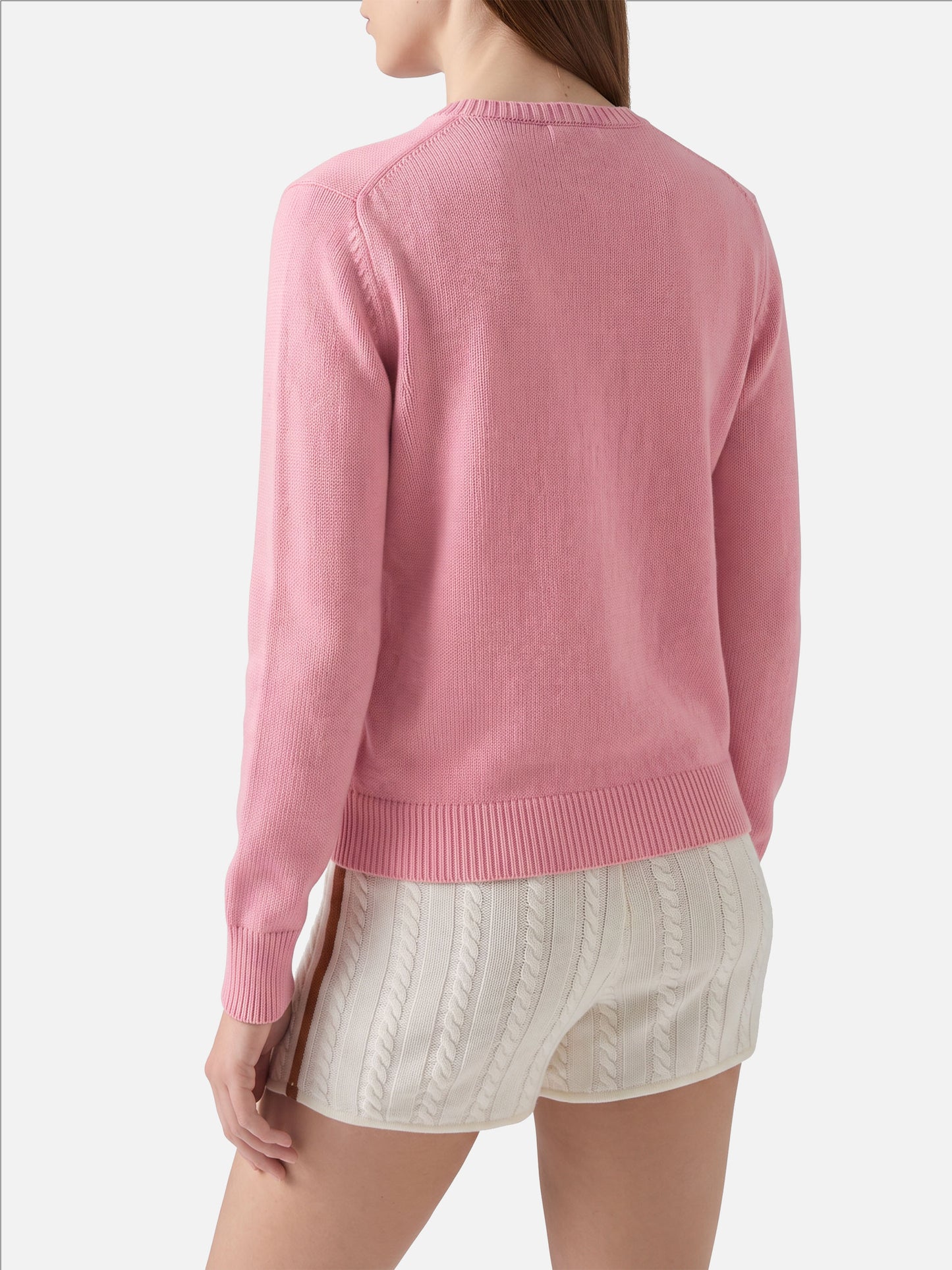 New Queen Pullover mit St. Moritz-Print 