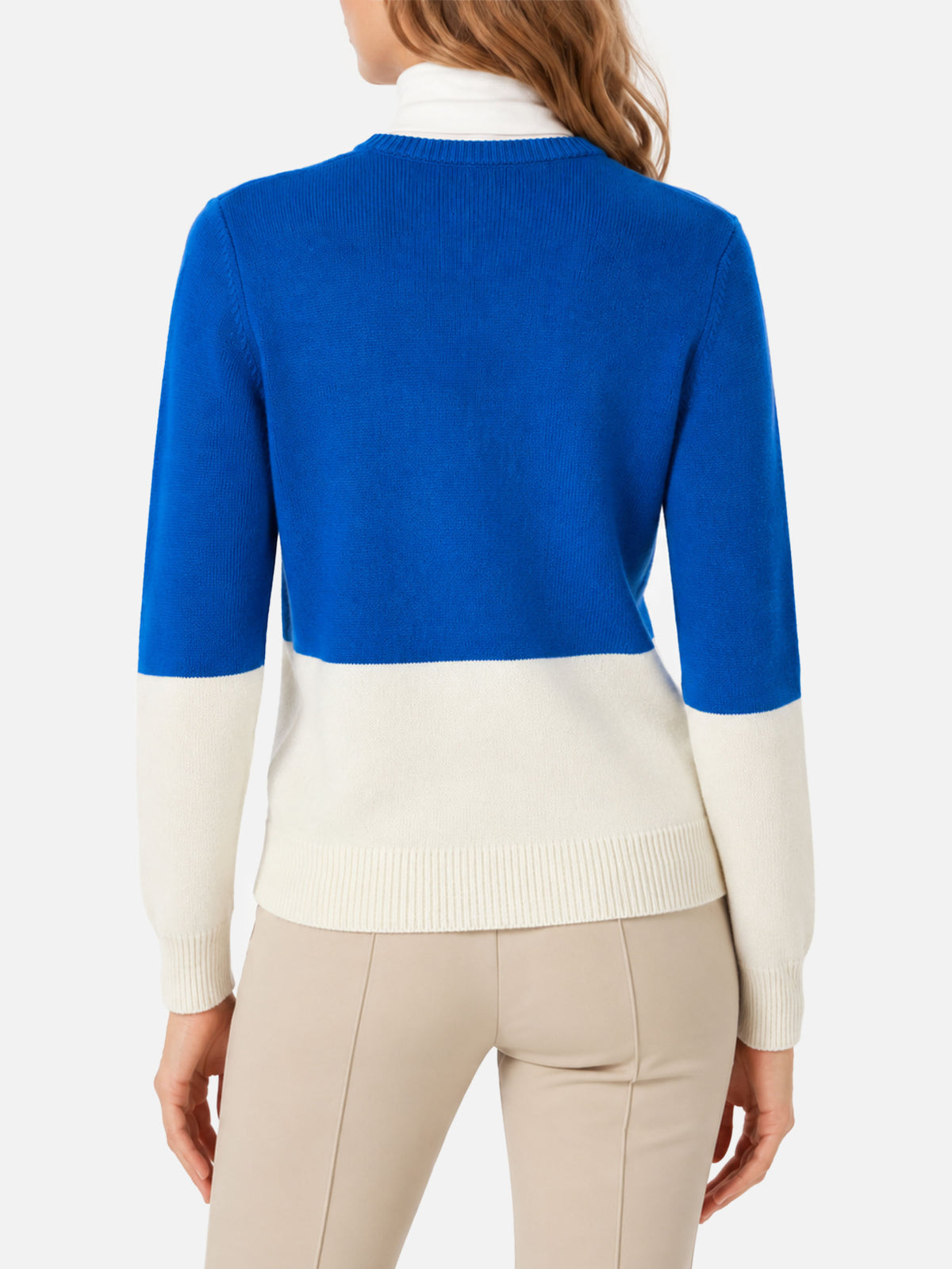 Neuer Queen-Pullover mit Courma-Postkarten-Jacquard 
