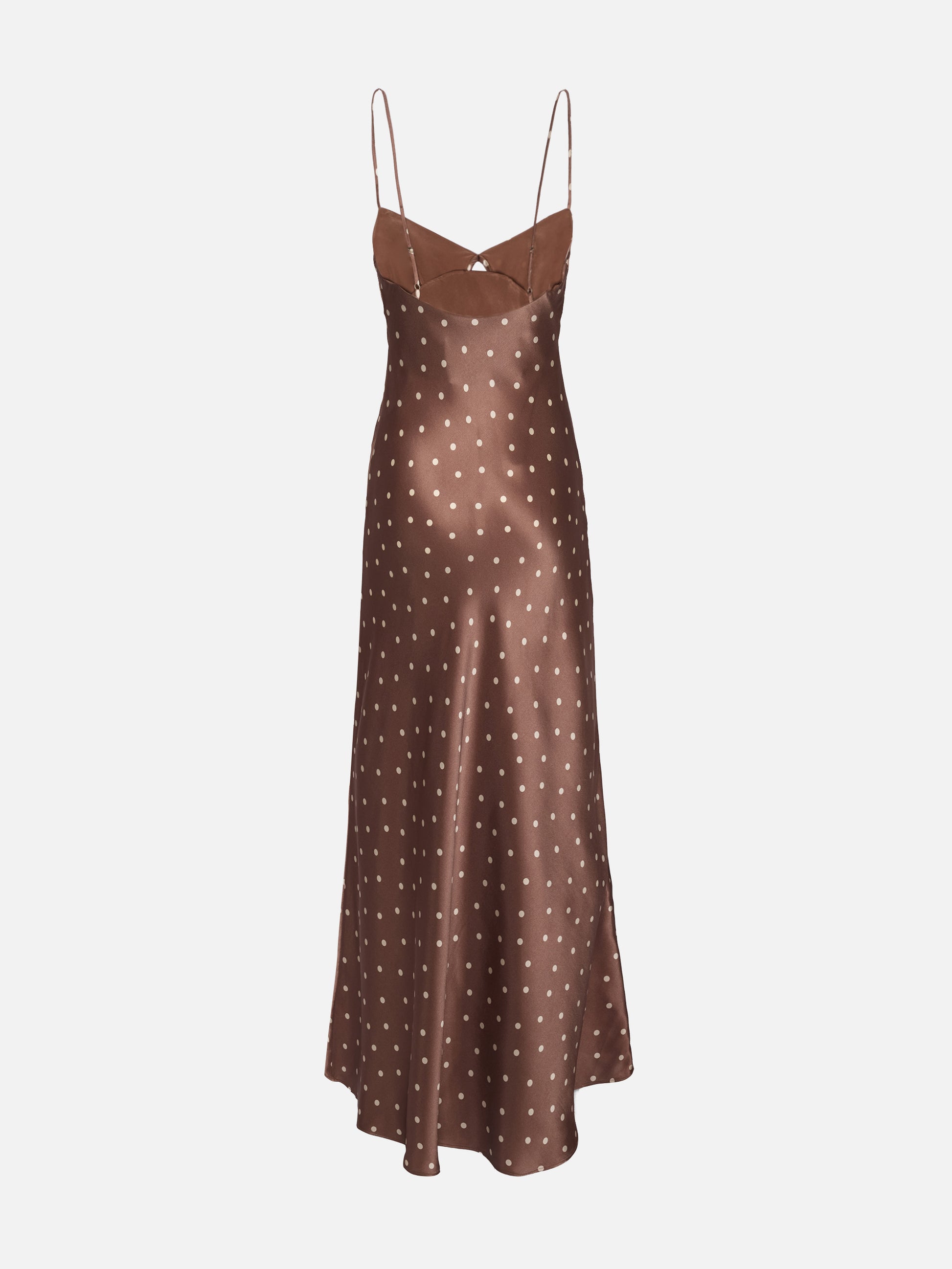 Ravel pure silk slim dress with polka dots print MC2 Saint Barth Ravel pure silk slim dress with polka dots print MC2 Saint Barth