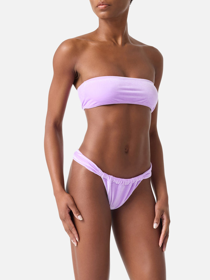 Bikini Rebby Noelle fascia in velluto