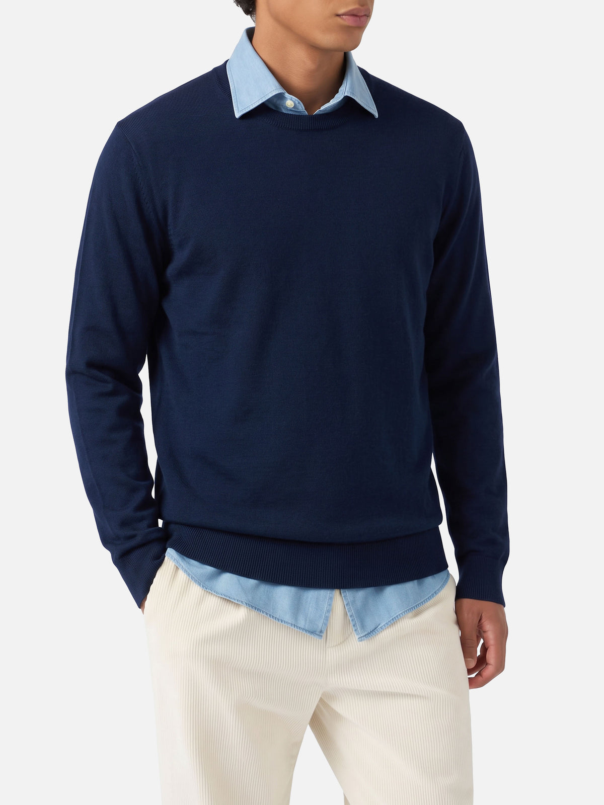 Rundhalspullover Regent aus 100% MERINO WOOL 