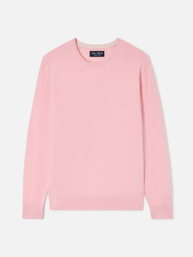 Sudadera con cuello redondo Regent en rosa 