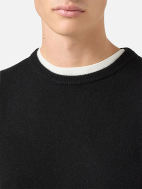 Maglione Regent in 100% CASHMERE nero