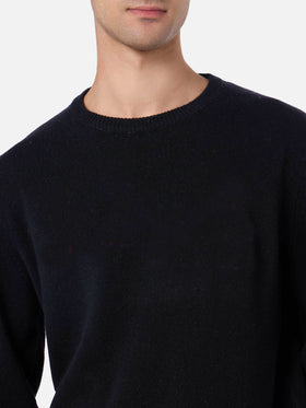 Maglione Regent in 100% CASHMERE nero
