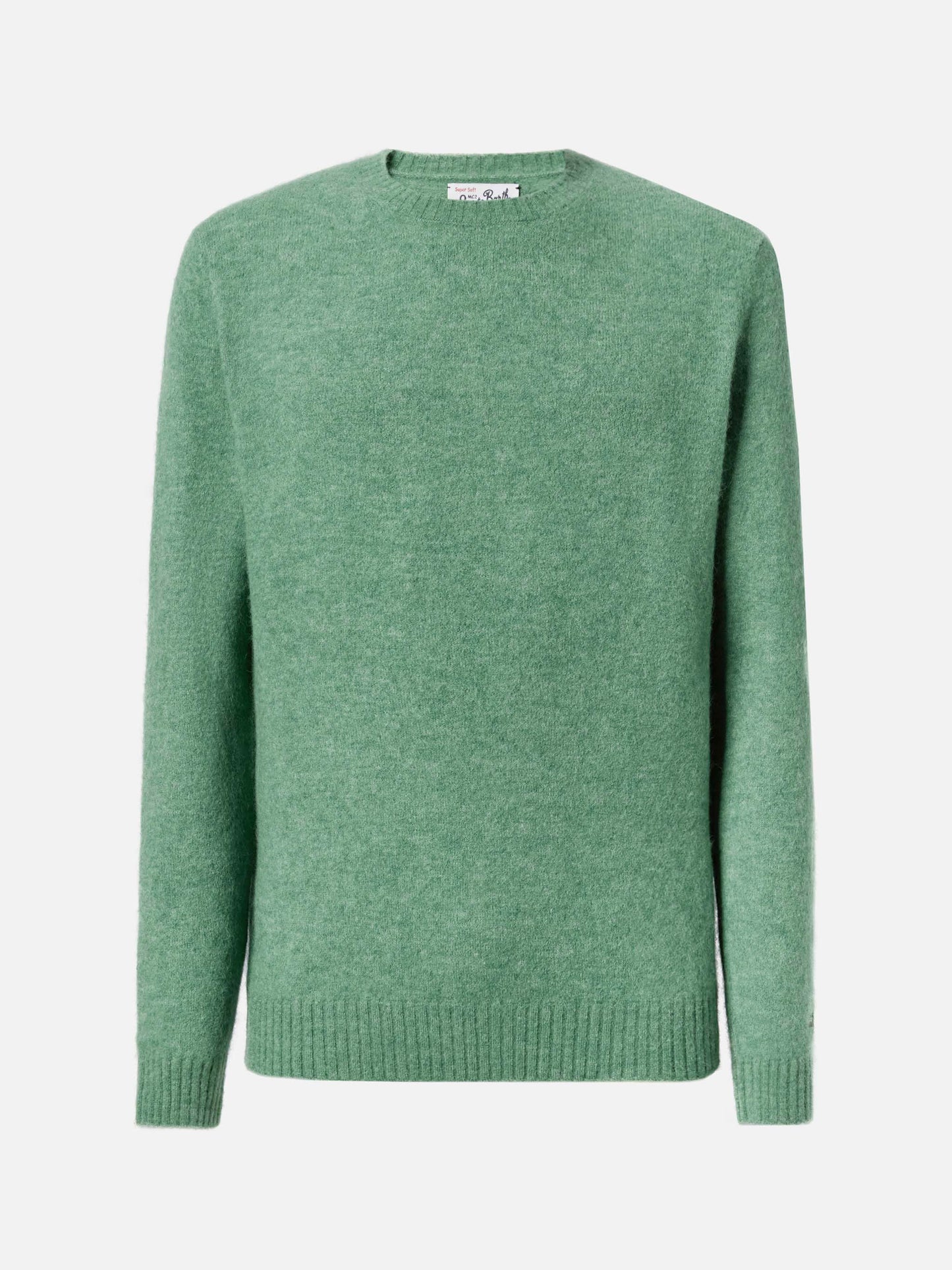 Regent sage green stretch alpaca sweater