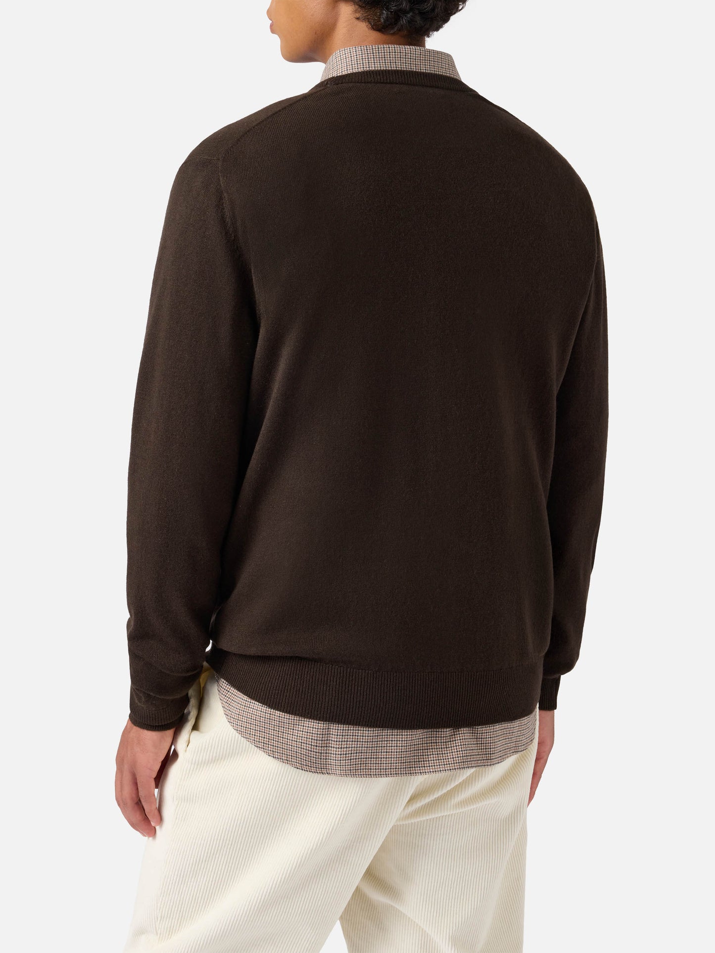 Maglione Regent in lana e cashmere marrone