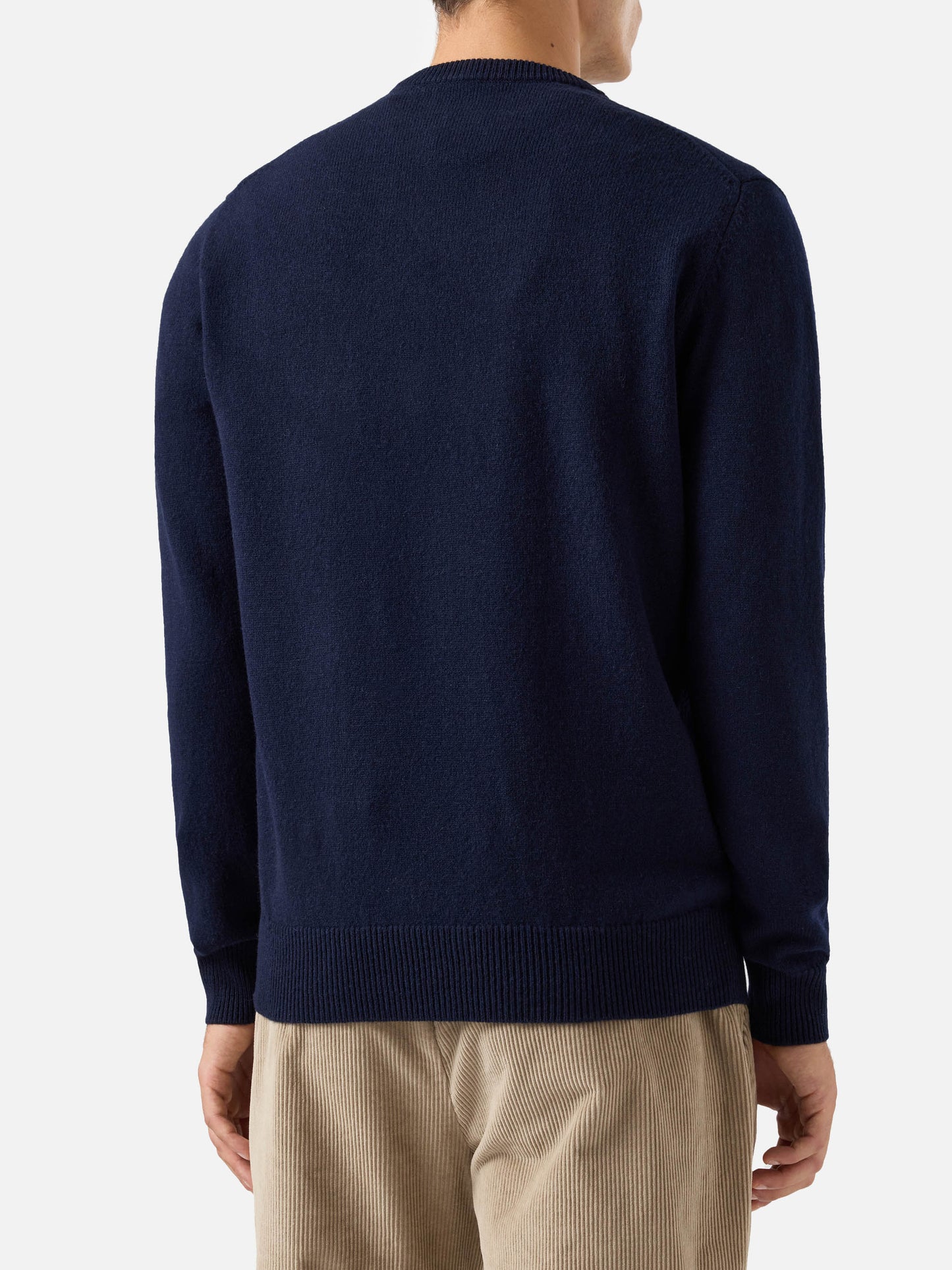 Regent night blue lambswool sweater