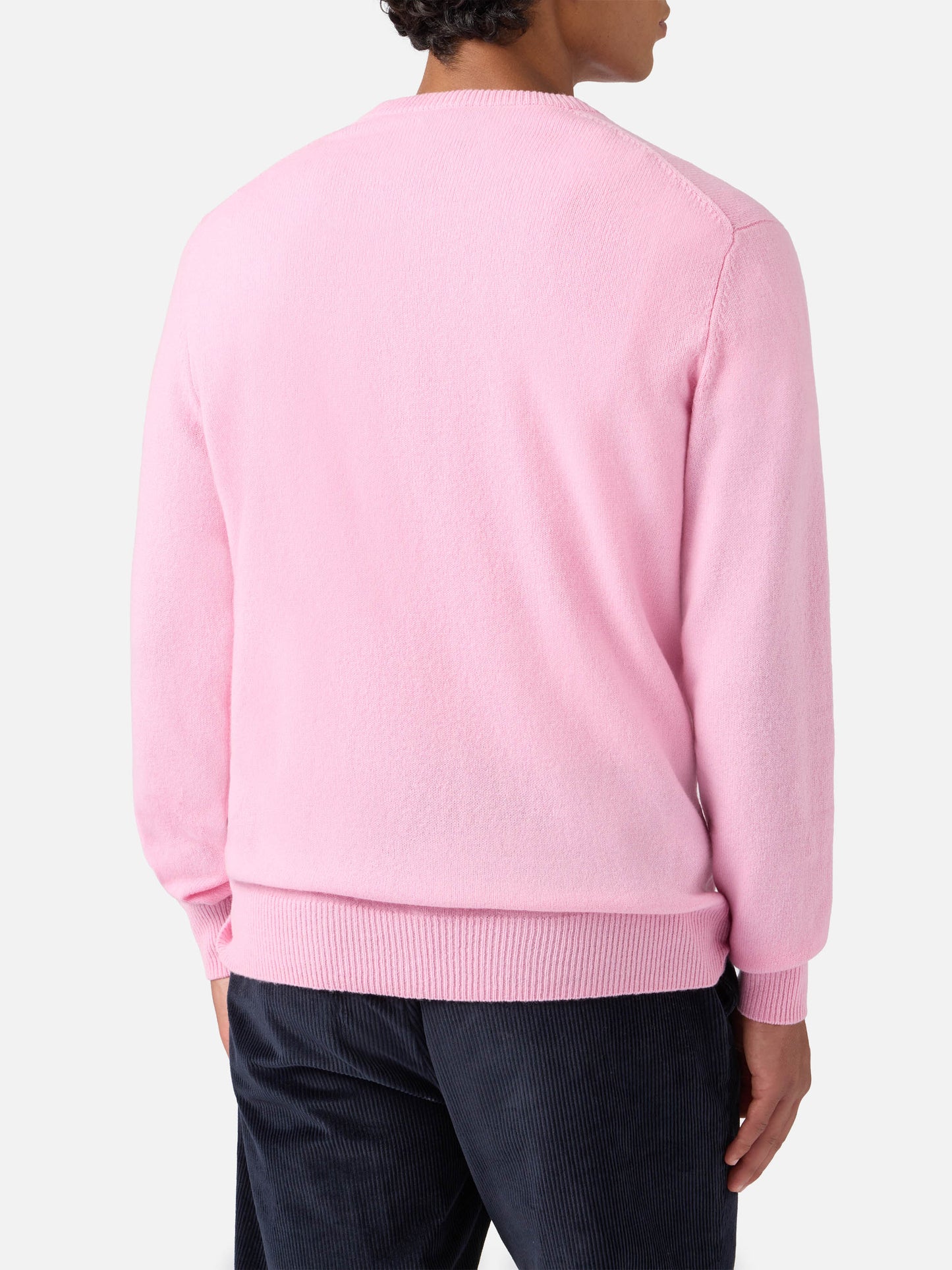 Maglione Regent in lambswool rosa