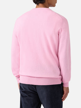 Maglione Regent in lambswool rosa