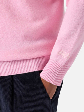Maglione Regent in lambswool rosa