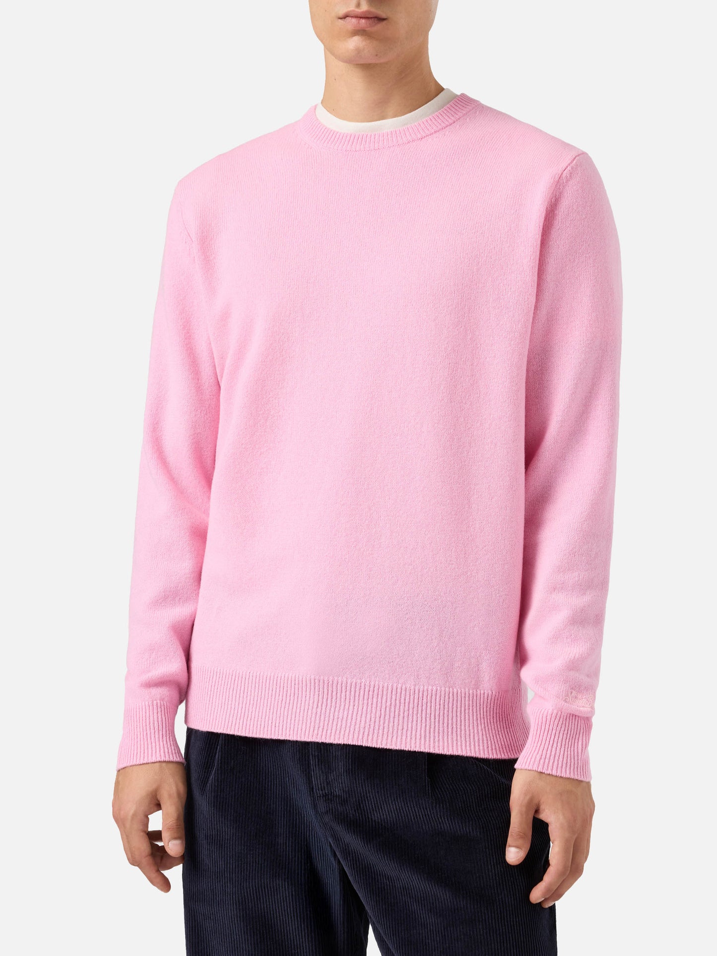 Regent pink lambswool sweater