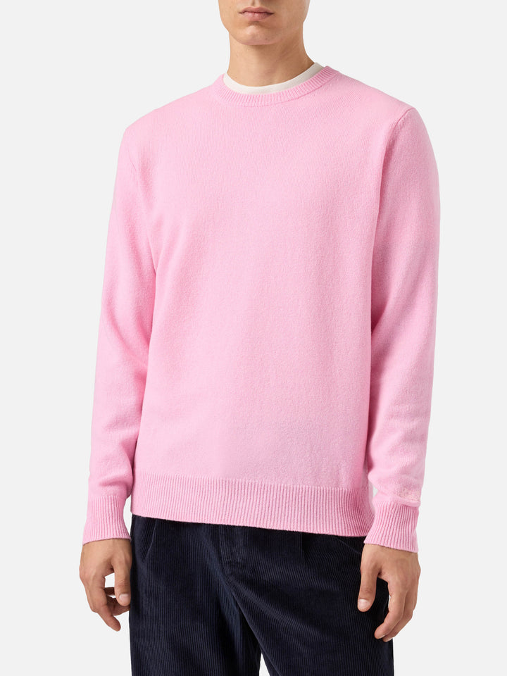Regent pink lambswool sweater