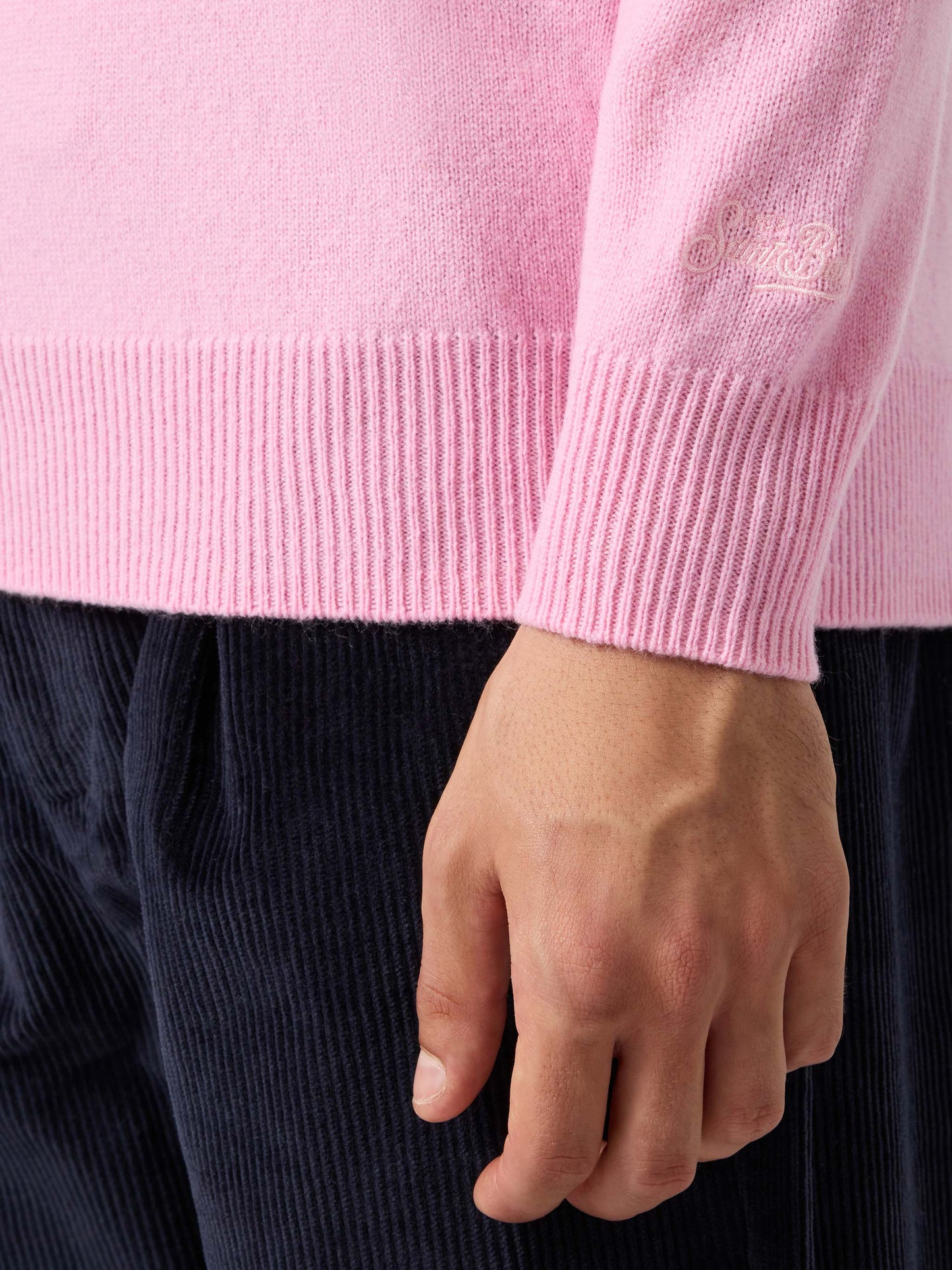 Regent pink lambswool sweater