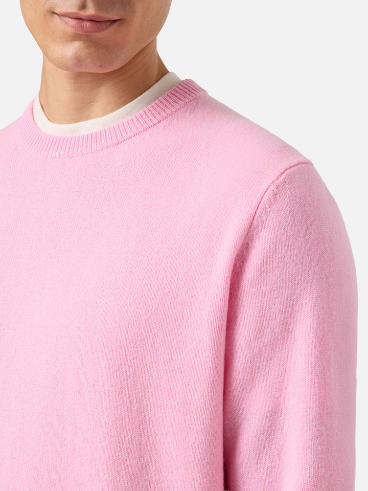 Regent pink lambswool sweater