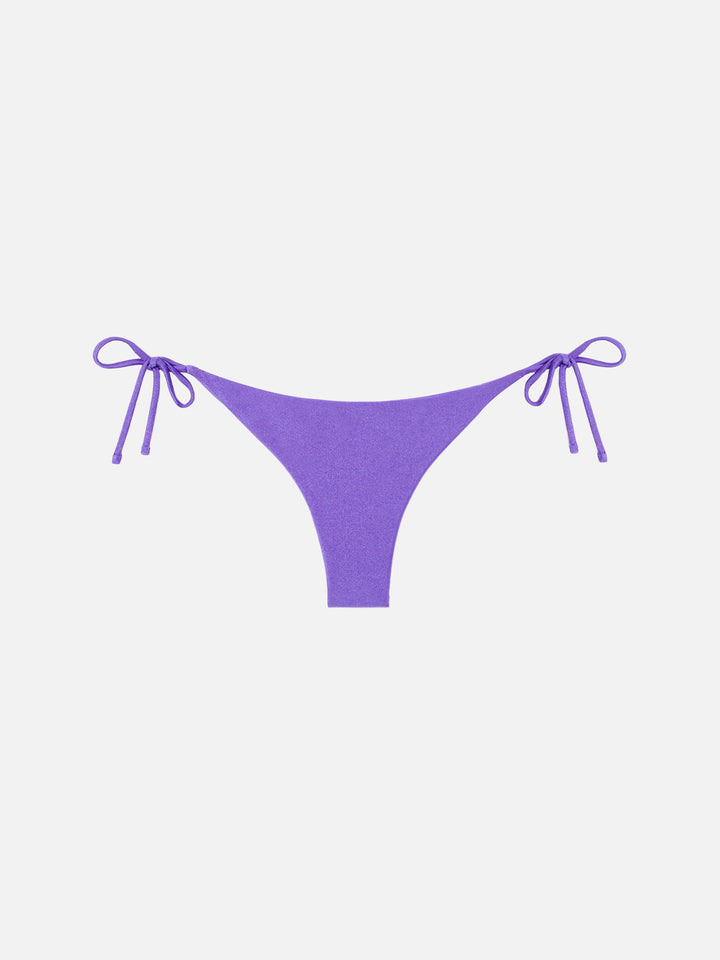 Bandeau bikini Tiarè Rose in shiny purple