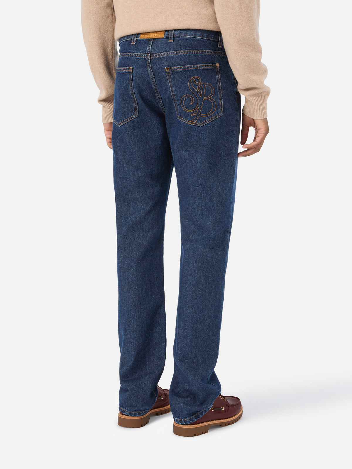 Vaqueros denim Riverdale Light blue con acabado stone wash 
