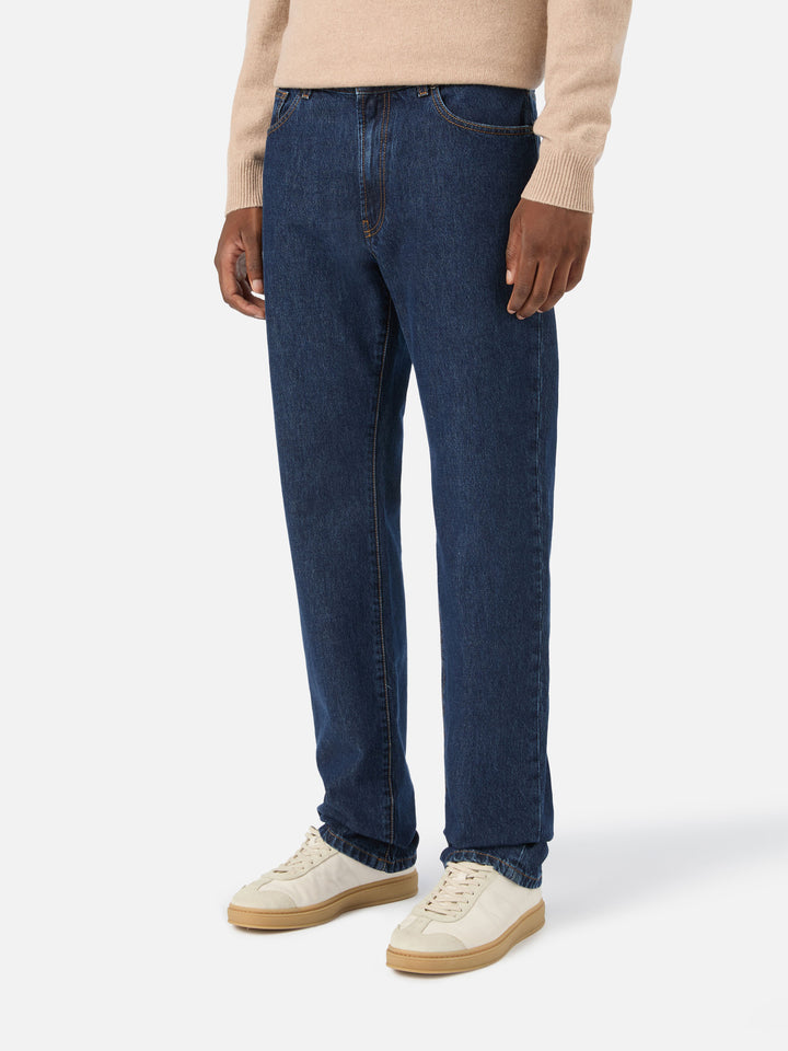 Jean en denim Riverdale Light blue avec finition stone wash 