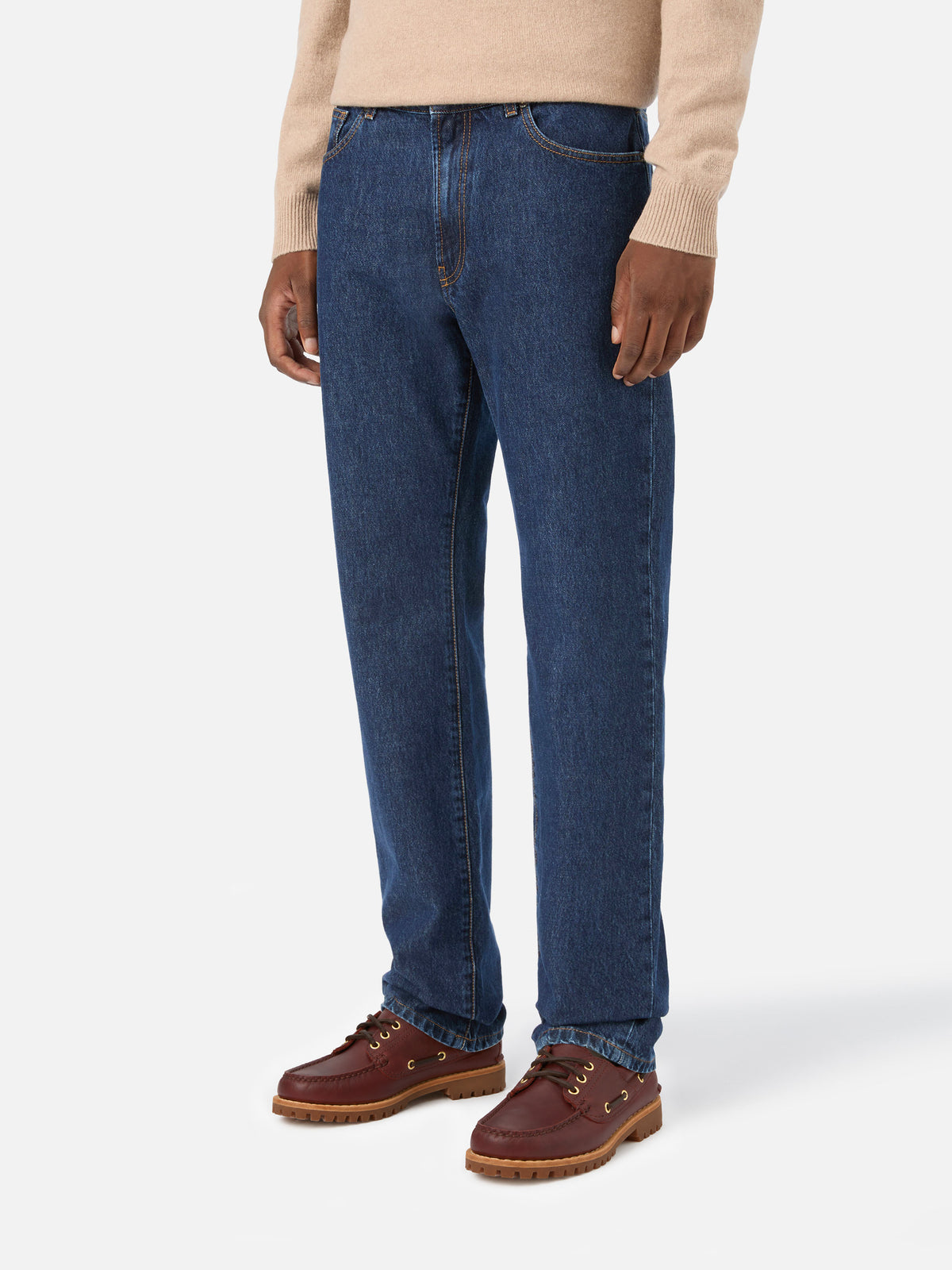 Vaqueros denim Riverdale Light blue con acabado stone wash 