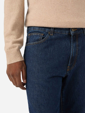 Vaqueros denim Riverdale Light blue con acabado stone wash 