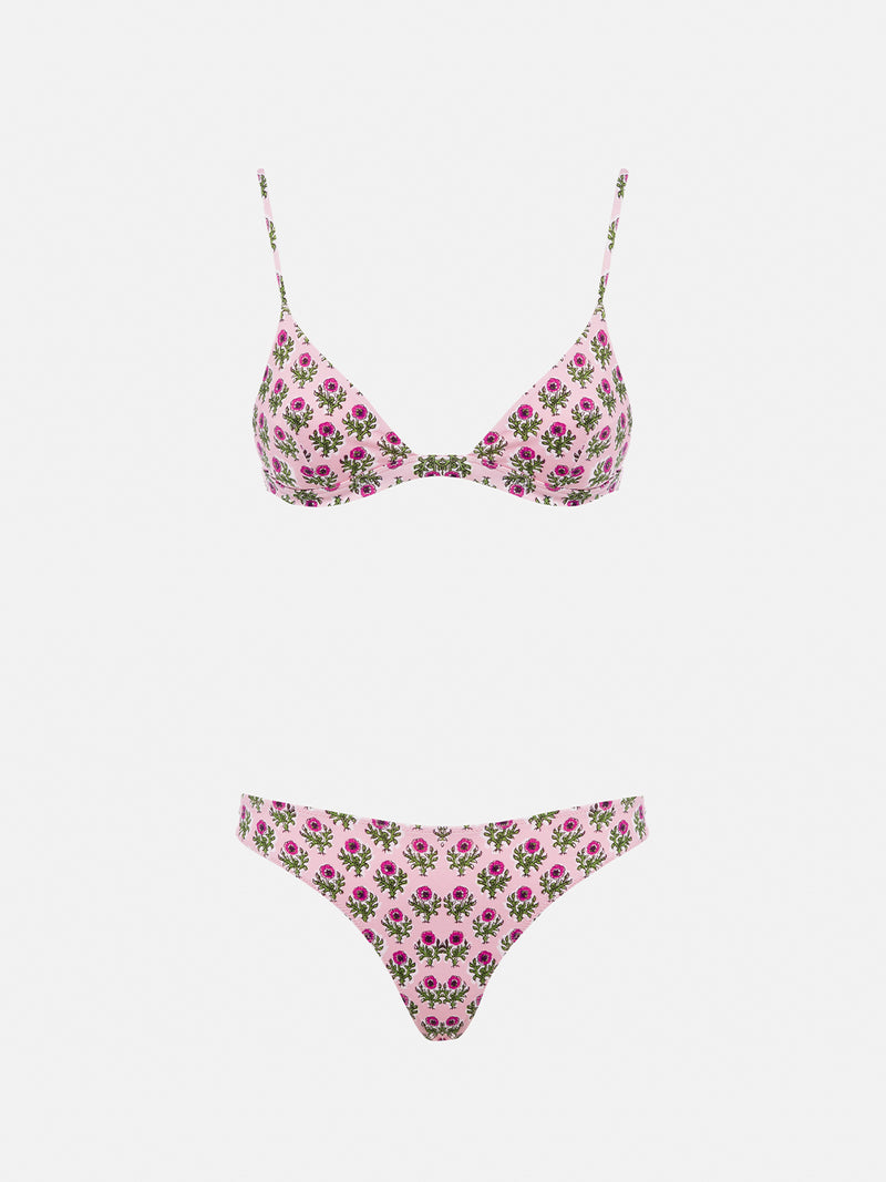 Woman flower triangle bikini Rylie Lido