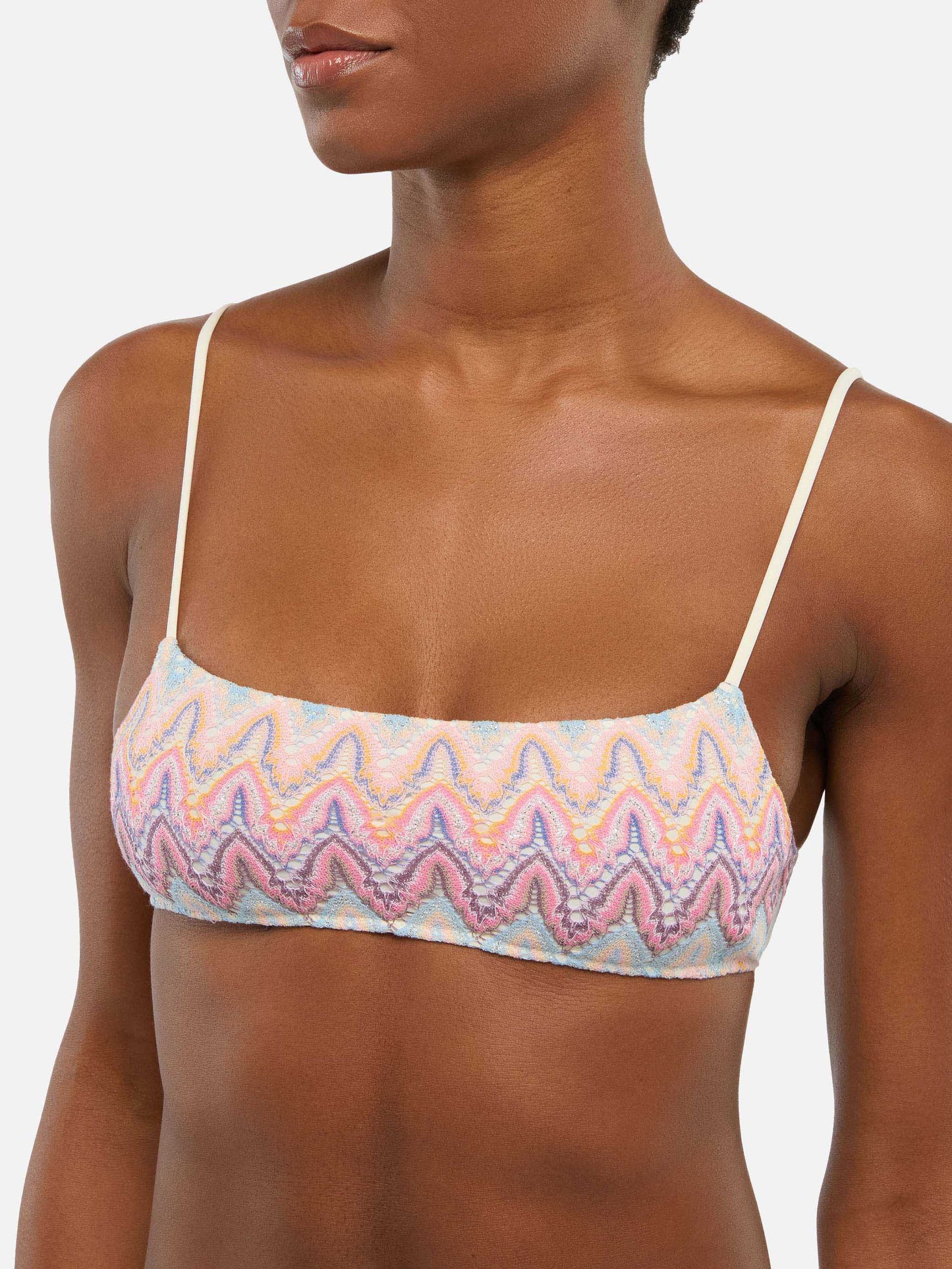 Sadie bralette in maglia raschel