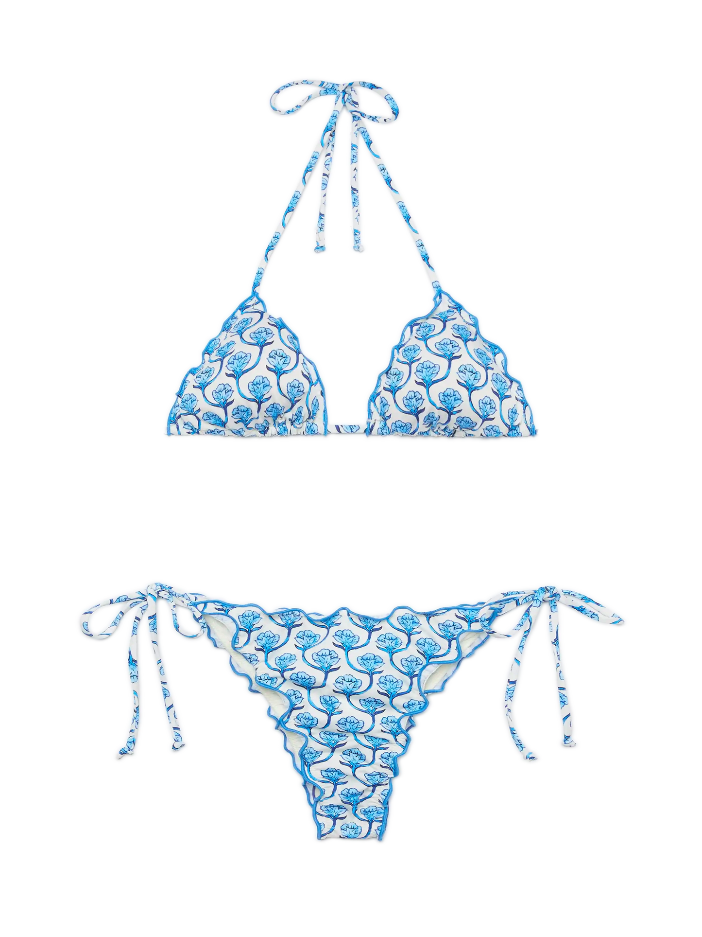 Klassischer Triangel-Bikini Schütze Miami mit Blumenprint