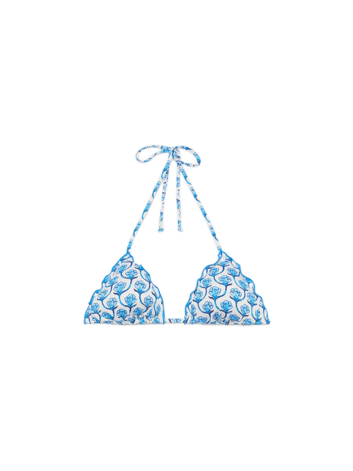 Sagittarius classic triangle top with floral print