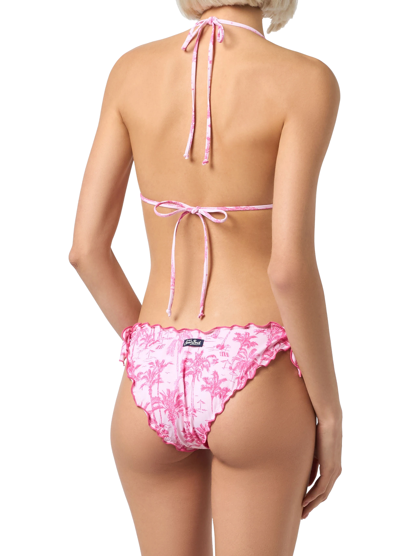 Bikini da donna toile de jouy classico a triangolo Sagittarius Moon