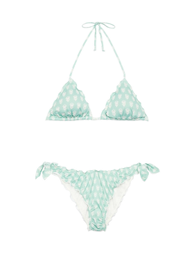Klassischer Triangel-Bikini Sagittarius Moon mit Blumenprint