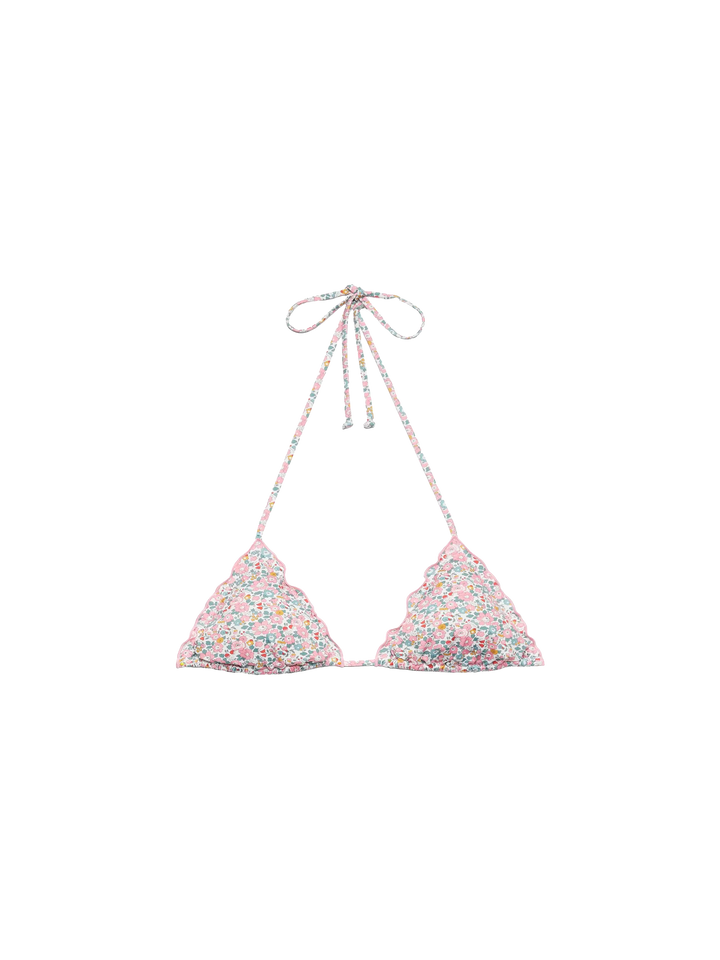Klassisches Triangel-Top für Schütze mit Betsy Ann-Print | Hergestellt aus Liberty-Stoff