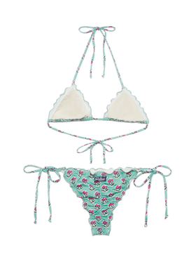 Klassischer Triangel-Bikini Schütze Miami mit Blumenprint