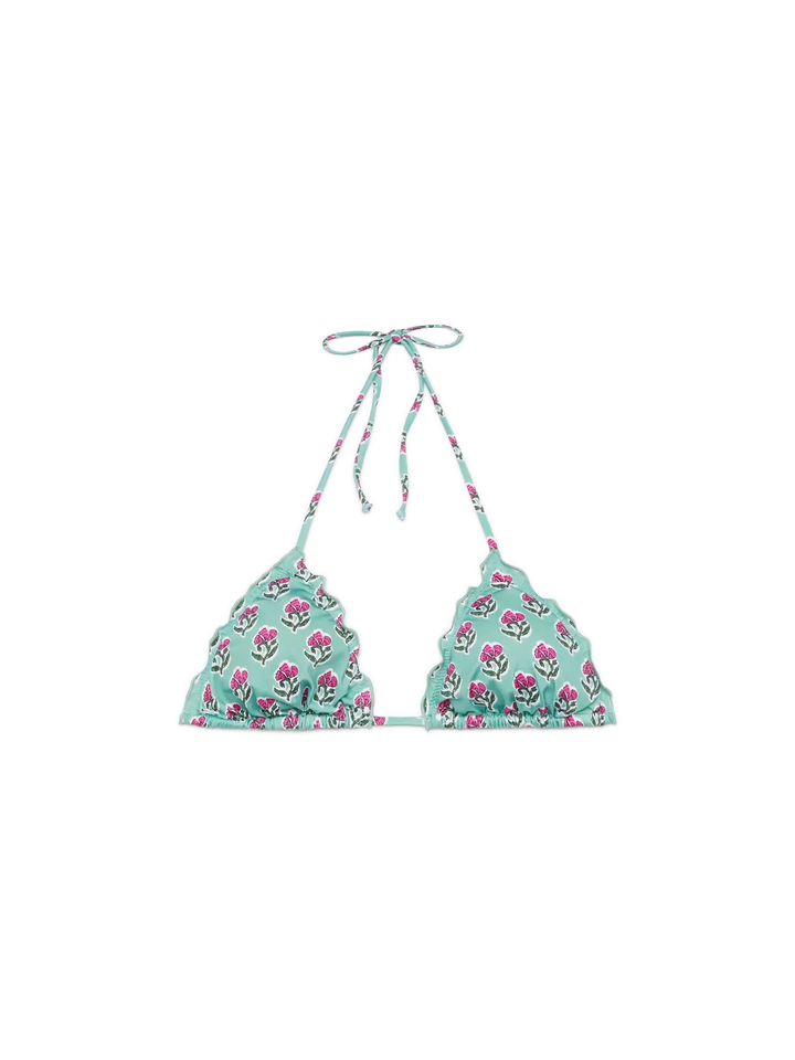 Sagittarius klassisches Triangel-Top mit Blumenmuster