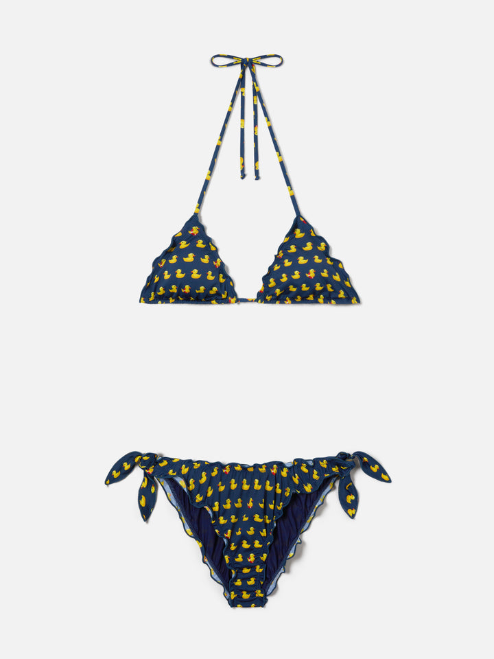 Sagittarius Moon duck print bikini
