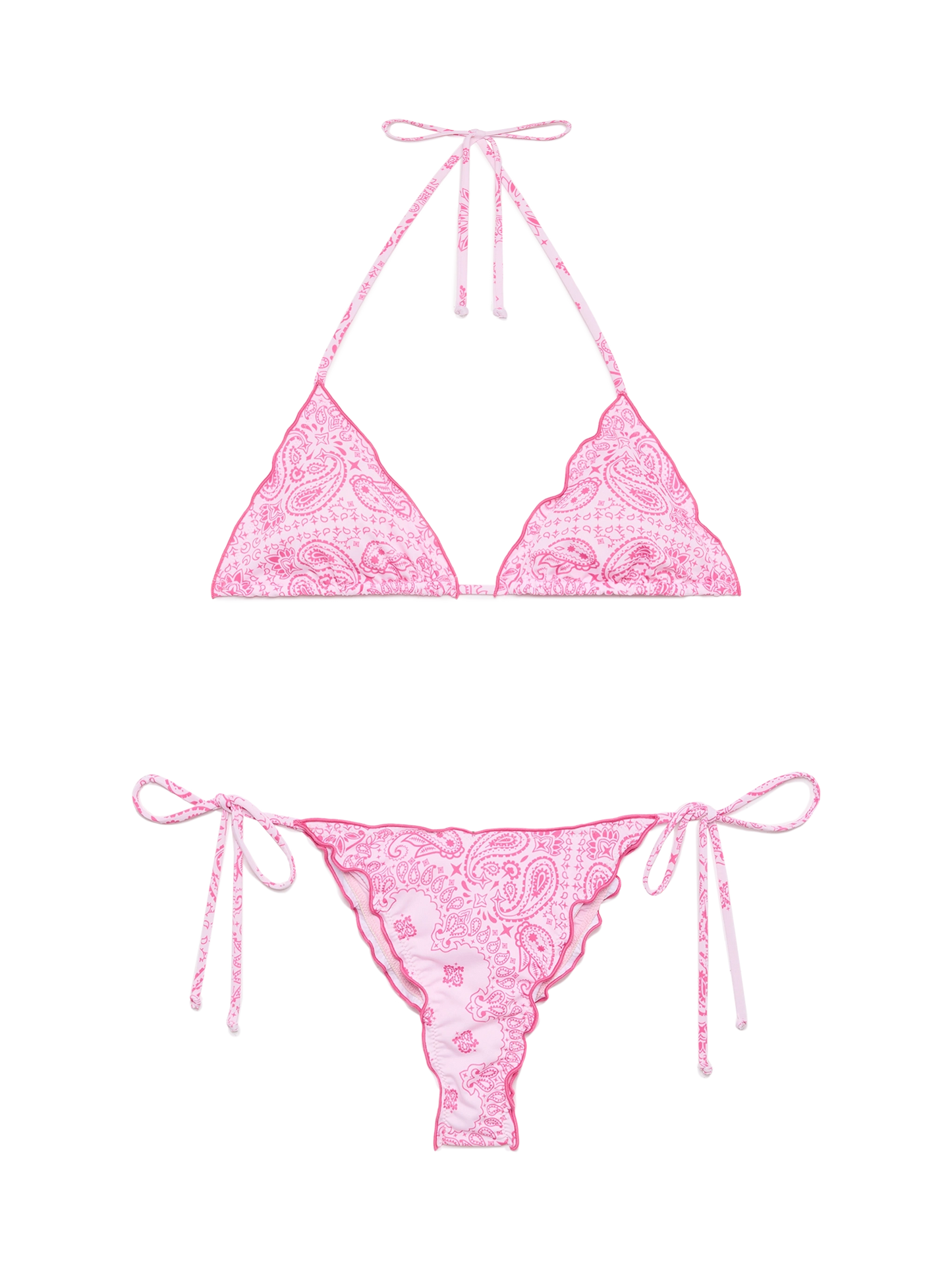 Freche Badehose „Miami“ mit Bandanna-Print – Klassisches Triangel-Top für Schütze mit Bandanna-Print