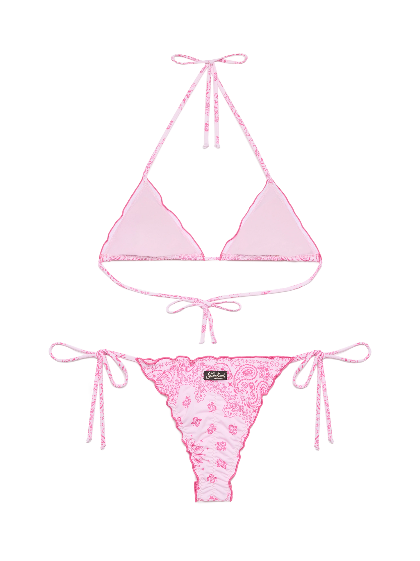 Freche Badehose „Miami“ mit Bandanna-Print – Klassisches Triangel-Top für Schütze mit Bandanna-Print