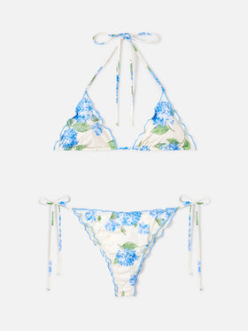 Bikini triangular floral Sagittarius Miami 