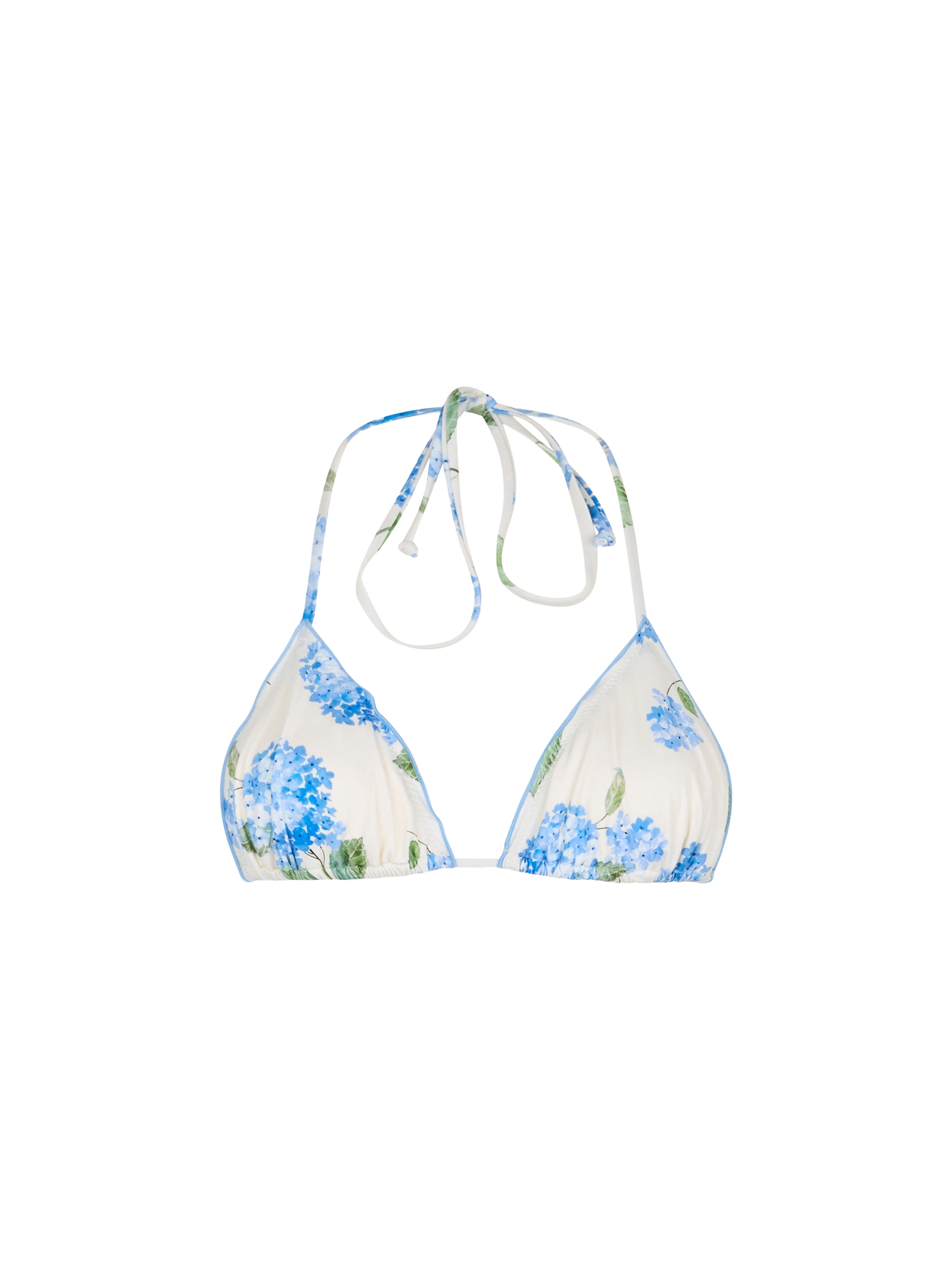 Klassisches Triangel-Strandoberteil für Damen mit Blumenmuster, Schütze