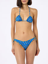 Woman Ducky Napoli print triangle classic bikini Sarius | SSC NAPOLI SPECIAL EDITION