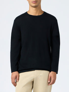 Man black cashmere blend t-shirt Scott - MC2 Saint Barth