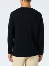 Man black cashmere blend t-shirt Scott