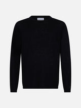 Man black cashmere blend t-shirt Scott