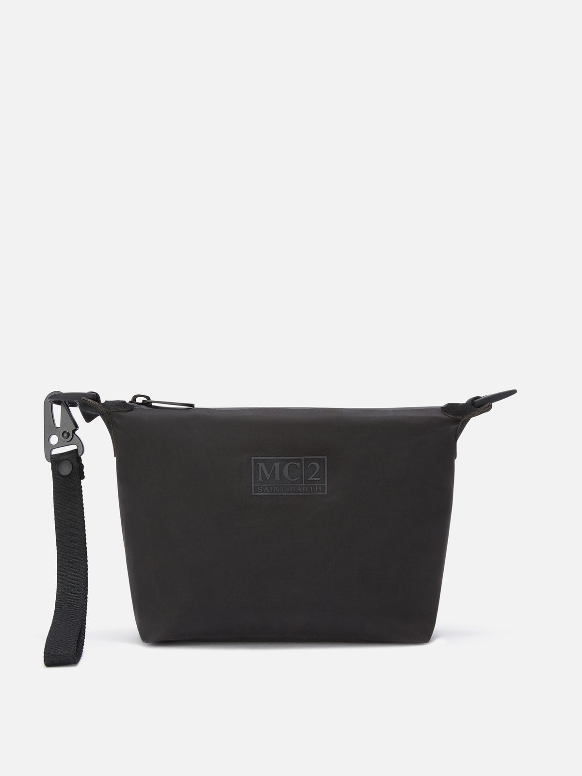 Schwarzes nahtloses gewachstes pouch 