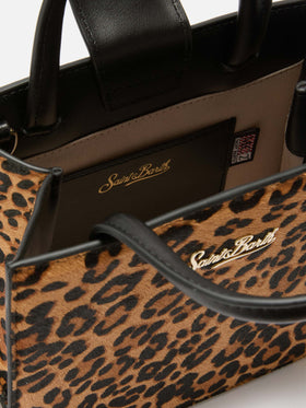 Shop Bag Mini in pony hair with animalier print