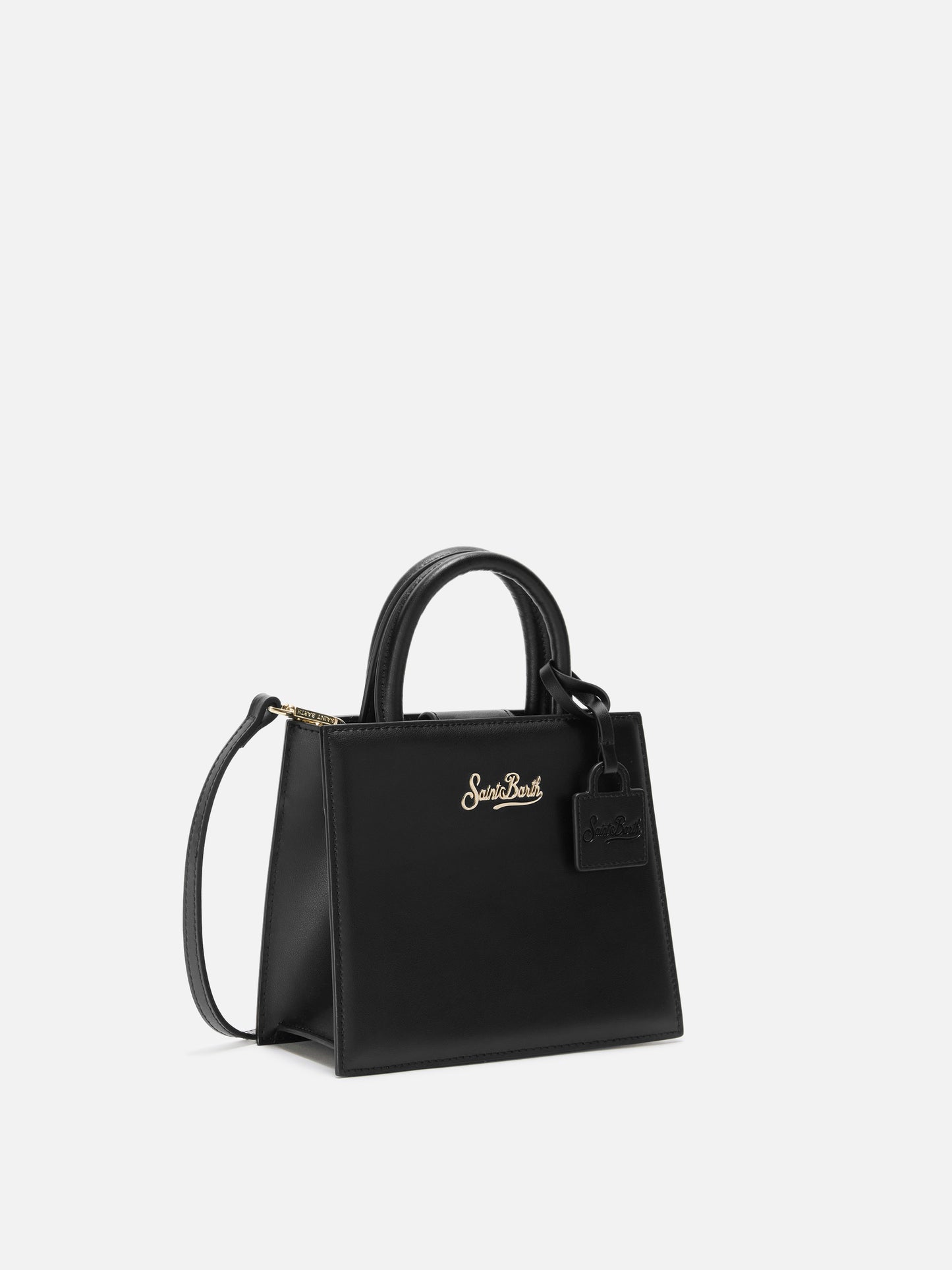 Shop Bag Mini Handbag in black leather