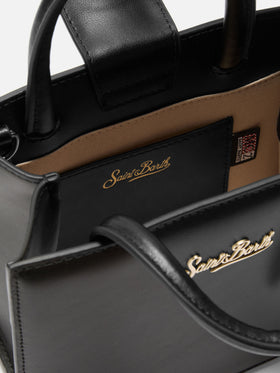 Shop Bag Mini Handbag in black leather