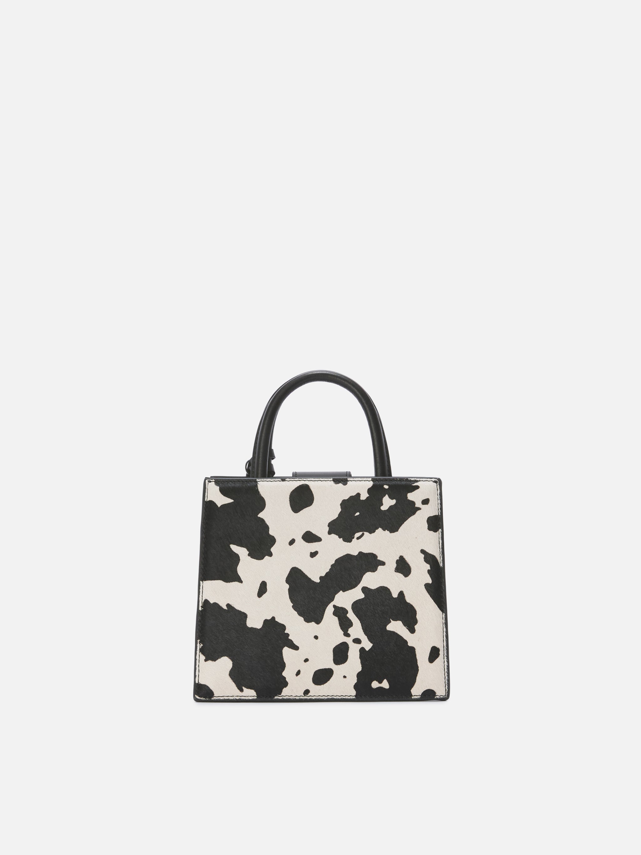 Structured Shop Mini bag in cow print pony hair – MC2 Saint Barth